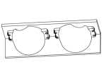 Nid double Hirondelle de fenêtre Schwegler N°9B