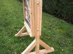 Piètement bois à poser pour hôtel à insectes géant