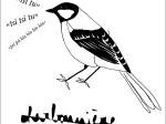 Carte collection d'art Mésange charbonnière - Marion Domanski