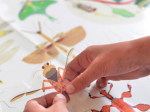 Poster pédagogique 44 stickers - Insectes