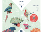 Kit origami, Oiseaux, avec pas-à-pas vidéo