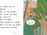 Mission écureuil, Lecture Montessori Niveau 3