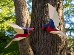 Kit Origami Oiseaux 3D en papier, DIY