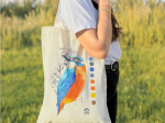 Tote bag LPO - Martin pêcheur