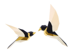 Origami Oiseaux 3D en papier, DIY