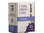 Lot de 2 savons bio Lavandin