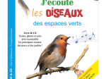 J'écoute les oiseaux des espaces verts, livre + CD