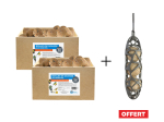 Promo boules de graisse : 2 cartons achetés, une mangeoire offerte