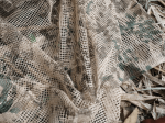 Écharpe filet Camo beige