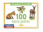 Boîte de 100 bons points - Les animaux de la forêt