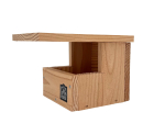 Nichoir LPO Gobemouche gris semi-ouvert