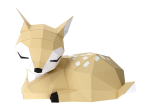 Origami Faon 3D en papier, DIY