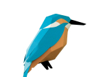 Origami Martin-pêcheur 3D en papier, DIY