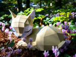 Origami Faon 3D en papier, DIY