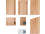 Kit nichoir LPO Rougegorge semi-ouvert