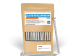 Clous en aluminium, assortiment de 12 pièces
