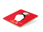 Lot de 4 sous-verres LPO Macareux