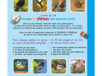 J'écoute les oiseaux des espaces verts, livre + CD