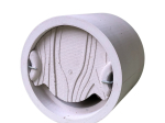 Nichoir à chauves-souris cylindrique à encastrer
