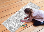 Frise de coloriage LPO - 4 saisons au jardin