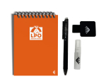 Bloc-notes A6 LPO réutilisable orange