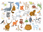 Puzzle bois 12 pièces - Alphabet des animaux