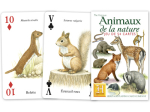 Jeu de 54 cartes animaux de la Nature