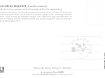 Carte postale naturaliste - Accenteur mouchet