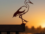 Metalbird Cigogne Blanche