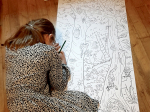 Frise de coloriage LPO - L'arbre de la biodiversité