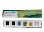 Boîte de 6 aquarelles - Mésange bleue
