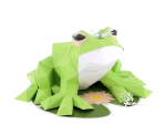 Origami Grenouille 3D en papier, DIY