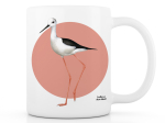 Mug Oiseaux de France Échasse blanche