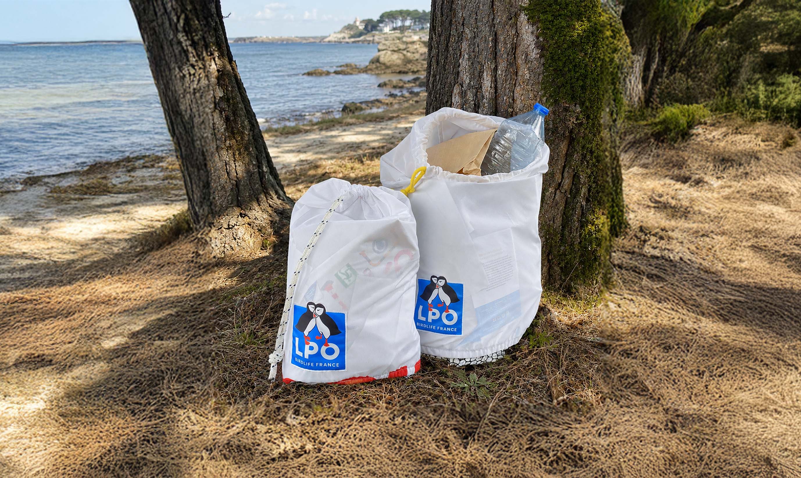 Sacs de collecte de déchets LPO petit et grand modèles