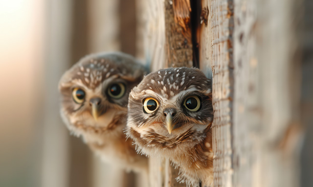 Chouettes Chevêches d'Athéna